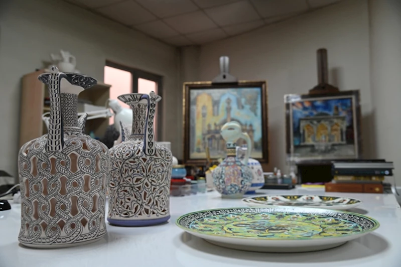 ECDAT MİRASI SANAT, SELÇUKLU BELEDİYESİ ÇİNİ ATÖLYESİNDE YAŞATILIYOR
