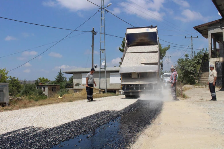 Belenobası-Gebece grup yolu asfaltında sona gelindi