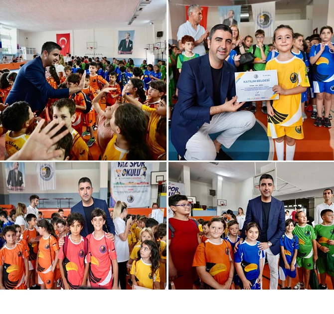 KARTAL BELEDİYESİ YAZ SPOR OKULU 2. DÖNEM MEZUNLARINI VERDİ