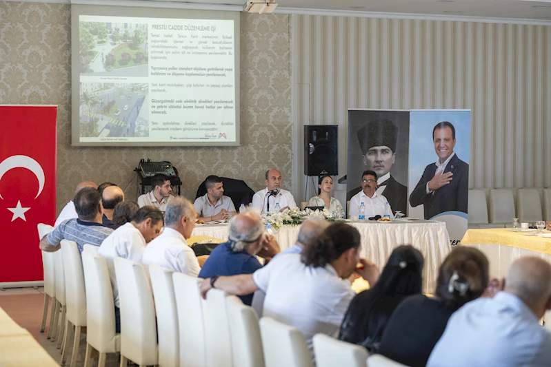 Büyükşehir’den Tarsus Prestij Caddeleri Bilgilendirme Toplantısı