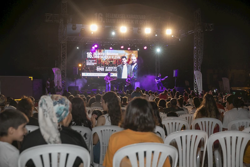 16. Karaduvar Tarım, Balıkçılık Ve Çevre Festivali’ Tüm Heyecanıyla Başladı