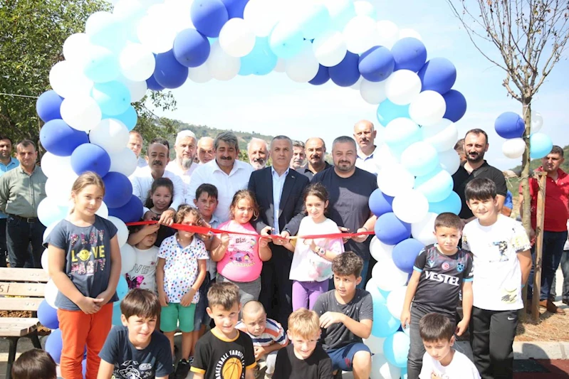 Çınarlı Mahallesi Halide Şatır Çocuk Parkı ve Dinlenme Alanı hayırlı olsun