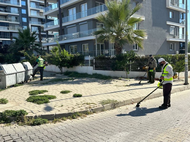 Nazilli Belediyesi’nin çalışmalarıyla sokaklar tertemiz
