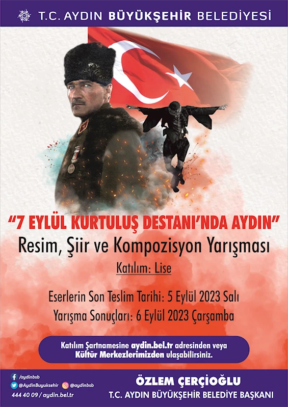 AYDIN BÜYÜKŞEHİR BELEDİYESİ KURTULUŞ COŞKUSUNU SANATLA BİRLEŞTİRİYOR
