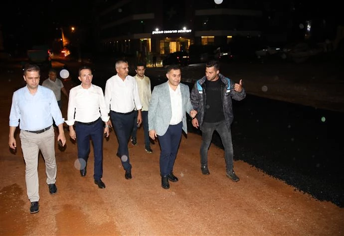 OBA TOSUNLAR CADDESİ ASFALTLANDI