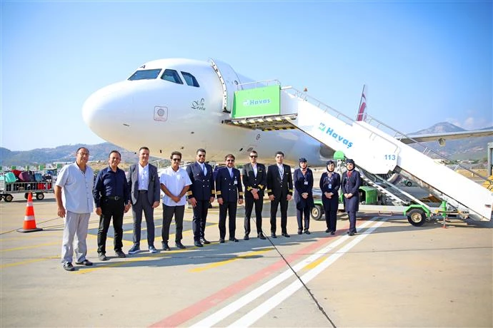 TABAN AİRLİNES HAVAYOLLARI ALANYA’YA İLK UÇUŞUNU GERÇEKLEŞTİRDİ 101 YOLCU GAZİPAŞA-ALANYA HAVALİMANI’NA İNDİ