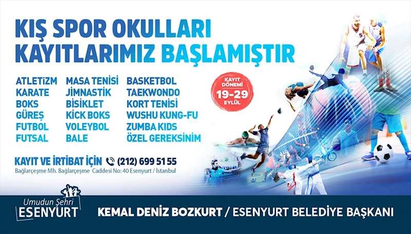 Kış Spor Okulları Kayıtlarımız Başlamıştır
