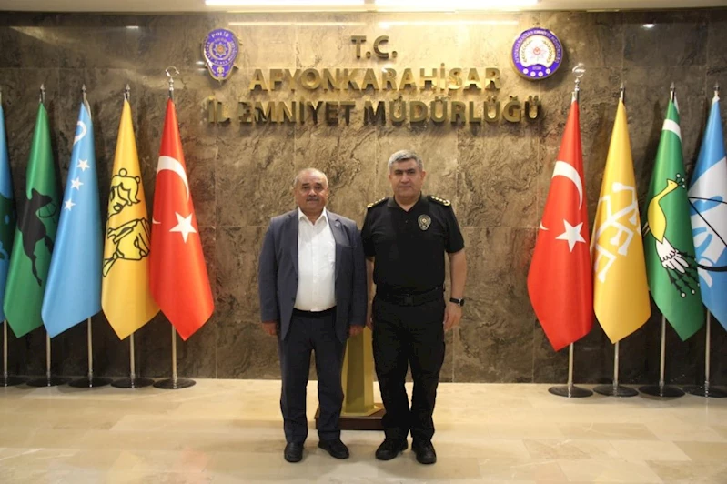 Başkan Şahin, Afyonkarahisar  İl Emniyet Müdürü Mahmut Ay
