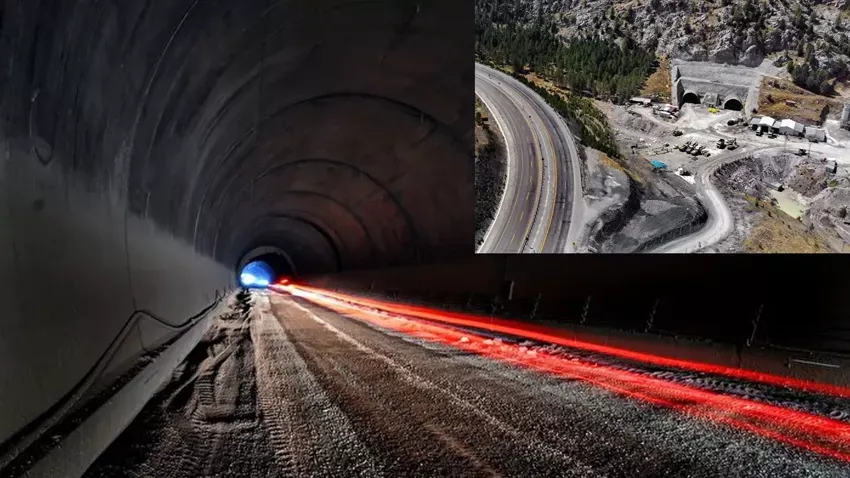 KONYA-ANTALYA YOLUNDAKİ 7 KİLOMETRELİK TÜNEL YILSONUNDA AÇILACAK