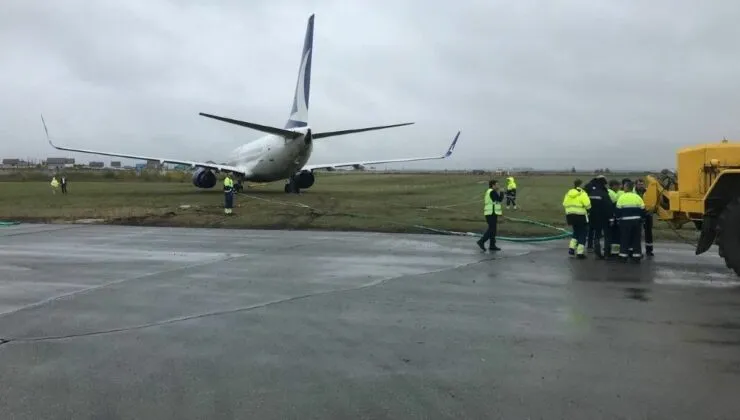 ANADOLUJET ‘İN ANTALYA-PERM SEFERİNİ YAPAN UÇAK ZEMİNE SAPLANDI