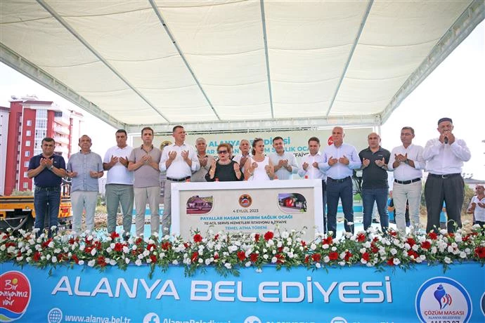 BAŞKAN YÜCEL 8’İNCİ SAĞLIK OCAĞININ TEMELİNİ ATTI