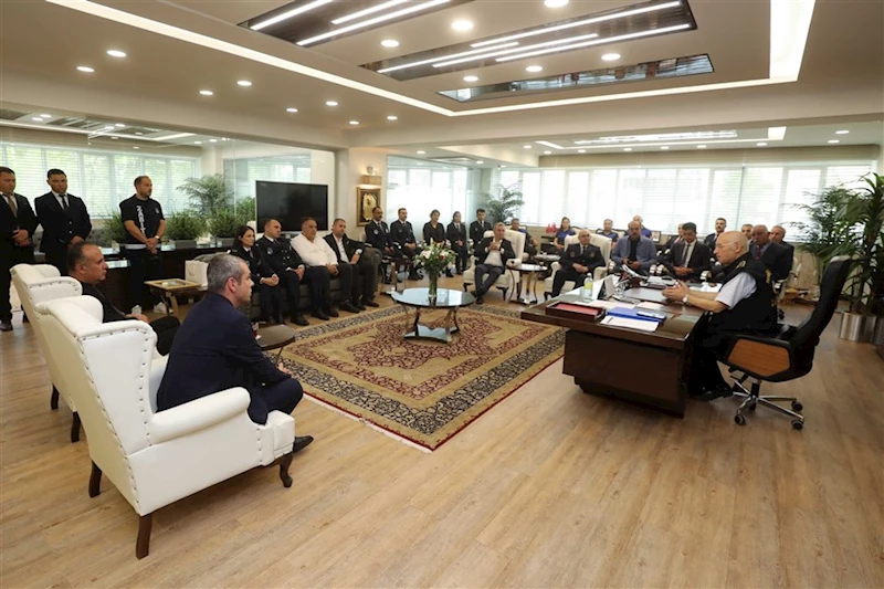 Başkan Yaşar Başkent Zabıtasını Ağırladı