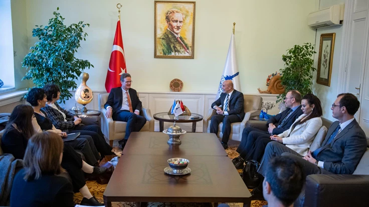 Avrupa Birliği Türkiye Delegasyonu Başkanı Meyer-Landrut’tan Başkan Soyer’e ziyaret