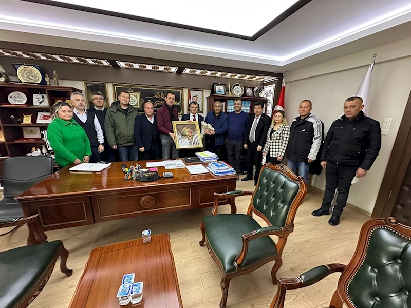 Memurlarımızdan Belediye Başkanımız Serkan Koyuncu’ya Teşekkür Ziyareti