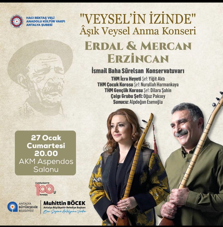 Erdal ve Mercan Erzincan ile türkü dolu gece