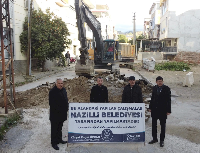 Kürşat Başkan müjdeyi verdi          AYDOĞDU’DA O SOKAK YENİLENİYOR