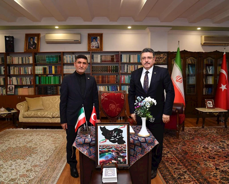 Genç’ten Başkonsolos Mohebati’ye taziye ziyareti