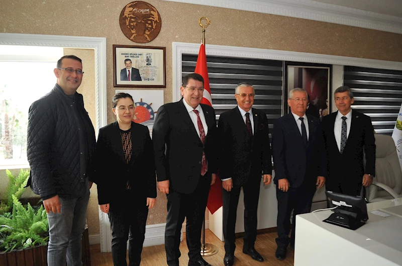 AESOB Başkanı Dere’den Başkan Topaloğlu’na ziyaret