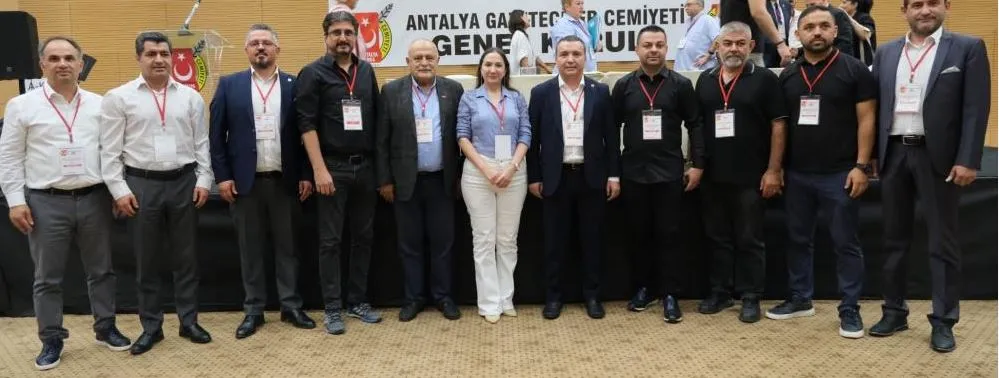 ANTALYA GAZETECİLER CEMİYETİ KONGRESİ YAPILDI.. TAŞ GÜVEN TAZELEDİ