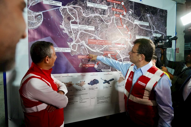 ÜMRANİYE-ATAŞEHİR-GÖZTEPE METRO HATTI’NI İNCELEDİ