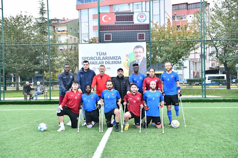 BÜYÜKŞEHİR AMPUTE FUTBOL TAKIMI’NDA HEDEF ŞAMPİYONLUK