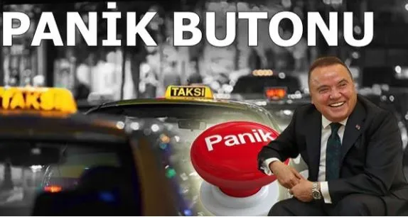 TAKSİ VE DOLMUŞLARA PANİK BUTONU ZORUNLU OLDU