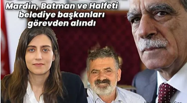 İÇİŞLERİ BAKANLIĞI DUYURDU.. 3 BELEDİYEYE KAYYUM ATANDI