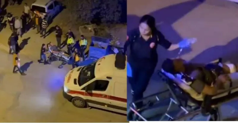 KUMLUCA’DA KENDİSİNİ TAKİP EDEN 2 KİŞİYİ VURUP POLİSE TESLİM OLDU