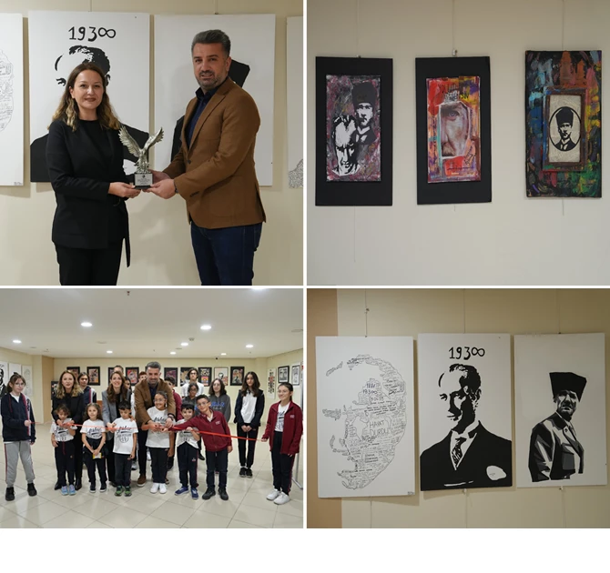 KARTAL’DA ‘10 KASIM FİKİRLERİNİ YAŞATACAĞIZ’ SERGİSİ AÇILDI