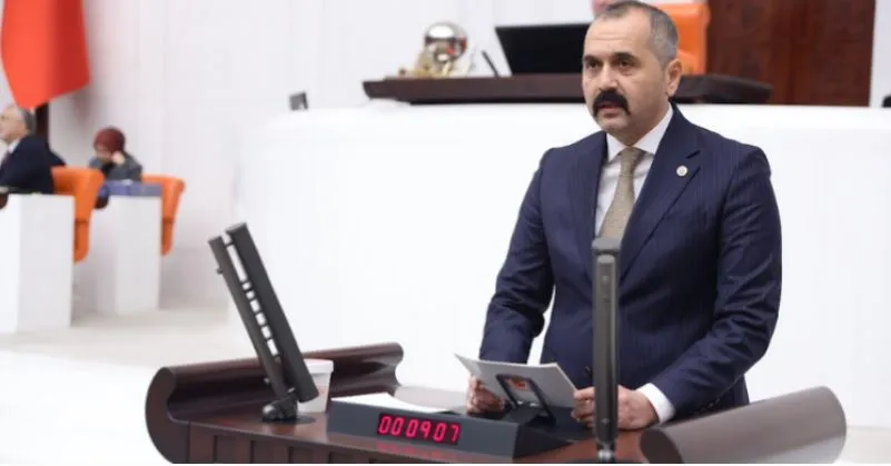 MHP’Lİ DURGUN TBBM’DE KONUŞTU.. ‘ÇİFTÇİLERİN YÜKÜ HAFİFLETİLMELİ’