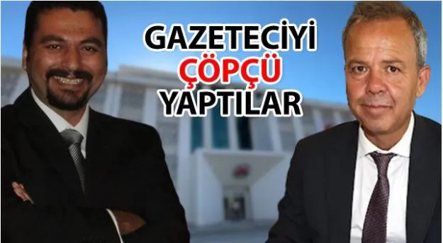 SADECE KONYAALTI DEĞİL.. DÖŞEMEALTI DA GAZETECİYİ ÇÖPÇÜ YAPMIŞ