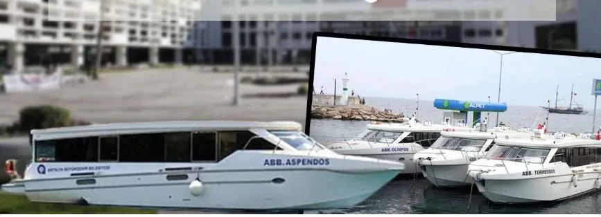 ANTALYA BÜYÜKŞEHİR GEMİLERİNİ İŞLETMEYİ BECEREMEDİ.. SATIŞA ÇIKARDI