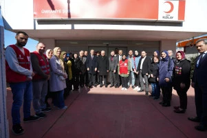 BAŞKAN YILDIRIM’DAN KIZILAY VE YEŞİLAY’A ZİYARET