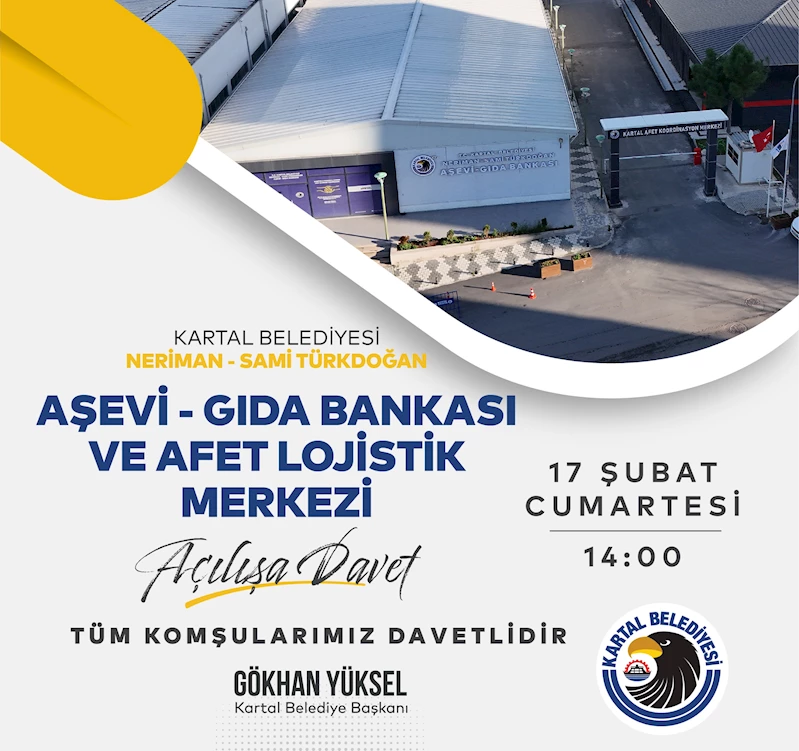 KARTAL BELEDİYESİ TOPLU AÇILIŞ TÖRENİ 17 ŞUBAT’TA