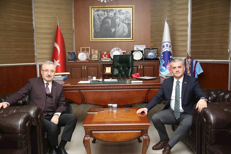 MAHALLİ İDARELER ARAŞTIRMA VE GELİŞTİRME BAŞKANI, BAŞKANIMIZI MAKAMINDA ZİYARET ETTİ