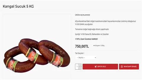 5 KİLOSU 750 TL
