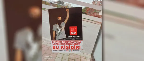 CEM KOTAN’A AFİŞLİ TEPKİLER