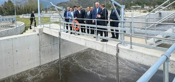 TURİZME DOPİNG.. BAKAN ERSOY KEMER-ÇAMYUVA ATIK SU ARITMA TESİSİ