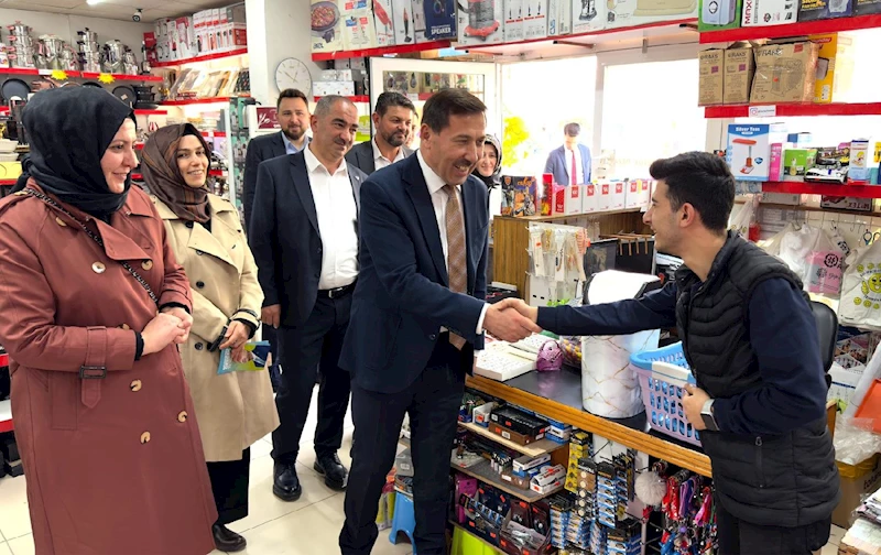 HASAN KILCA, ESNAF VE VATANDAŞ ZİYARETLERİNE DEVAM EDİYOR