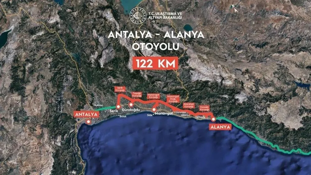 ANTALYA’DA GÖZLER BU DEV YATIRIMA ÇEVRİLDİ.. OTOYOLA BU YIL BAŞLANACAK