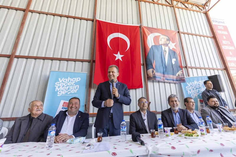 Başkan Seçer, Silifke Yeni Sanayi Esnafı İle Buluştu