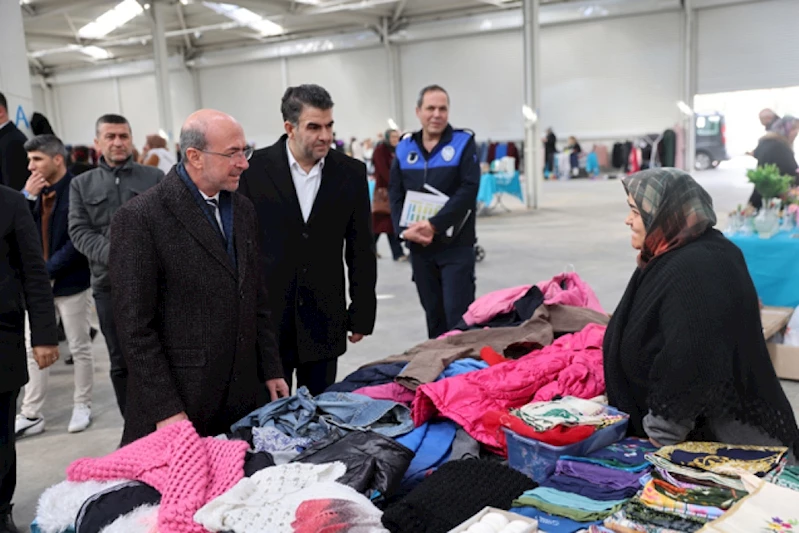 BAŞKAN PEKYATIRMACI 2. EL PAZARINI ZİYARET ETTİ