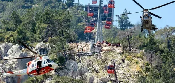 ANTALYA’DA DEHŞET DOLU 23 SAAT.. TELEFERİK KAZASINDA NELER OLDU