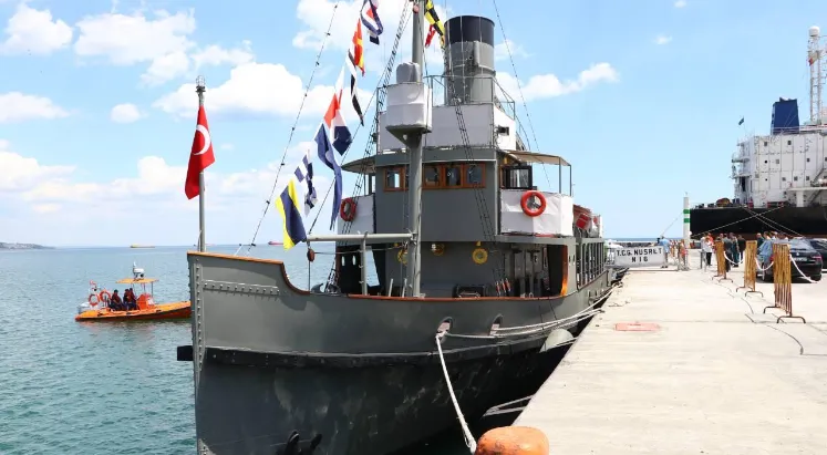 TCG NUSRET MÜZE GEMİSİ ANTALYA’YA GELİYOR