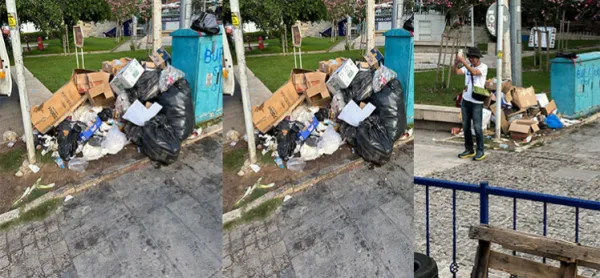 ANTALYA KALEİÇİ’NDE BİTMEK BİLMEYEN ‘ÇÖP’ MANZARASI