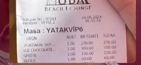 PES DEDİRTTİ.. KONYAALTI SAHİLİNDE BİR BARDAK PORTAKAL SUYU 270 LİRA
