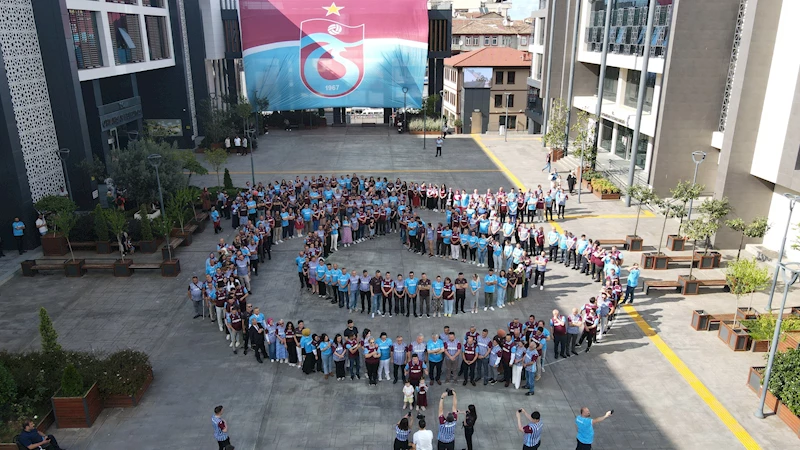Ortahisar Belediyesi’nden Trabzonspor’a koreografiyle destek
