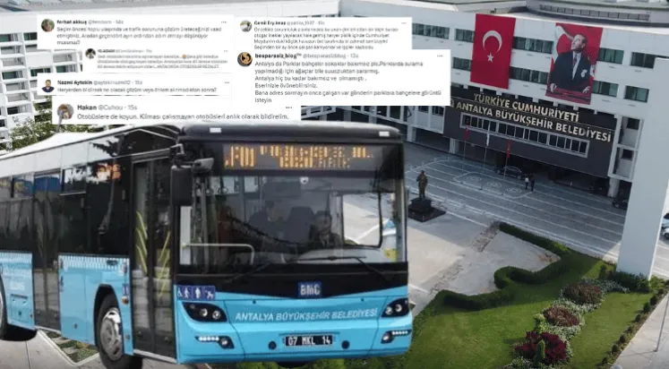 ANTALYA’DA BÖCEK’E ‘OTOBÜS’ İSYANI.. ‘VERDİĞİNİZ SÖZLER NEREYE GİTTİ?’