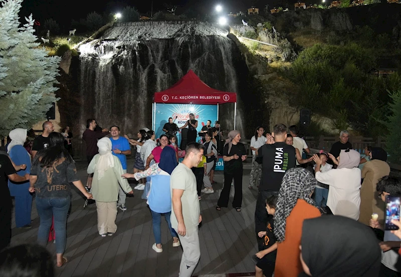 Piknikçileri eğlendiren konser