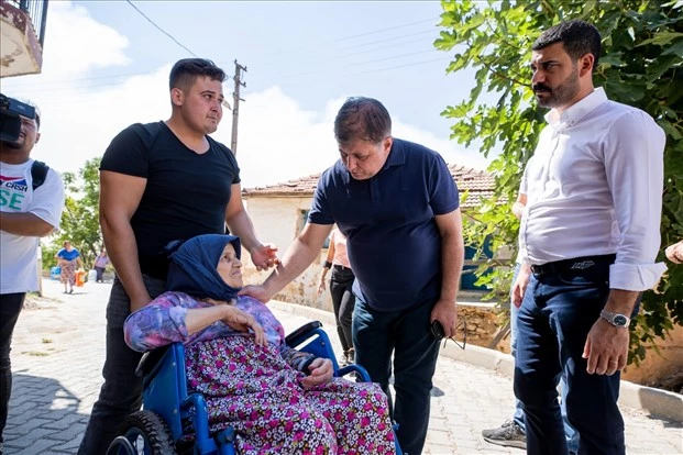 İtfaiye ekipleri Yamanlar Köyü